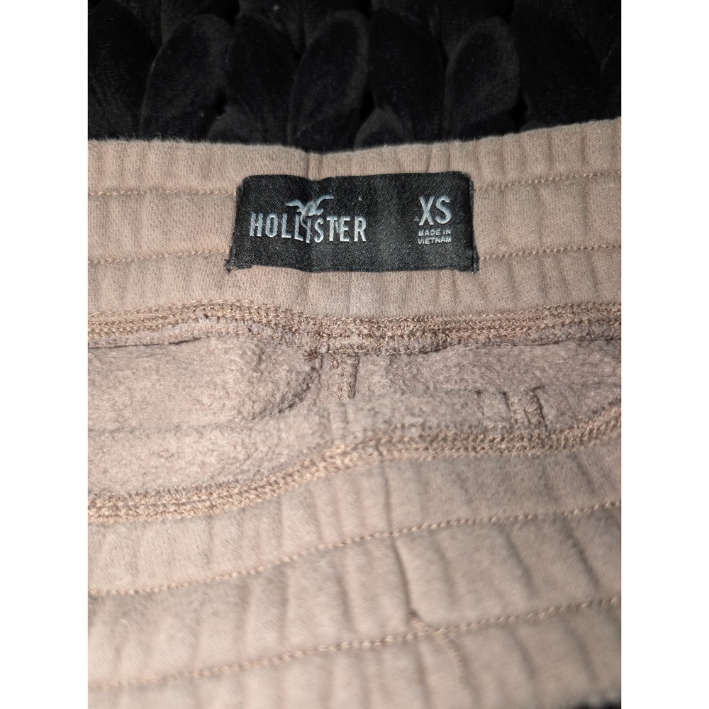 Hollister Womens Ivory Logo Drawstring Sweatpants Size XS - Picture 2 of 8